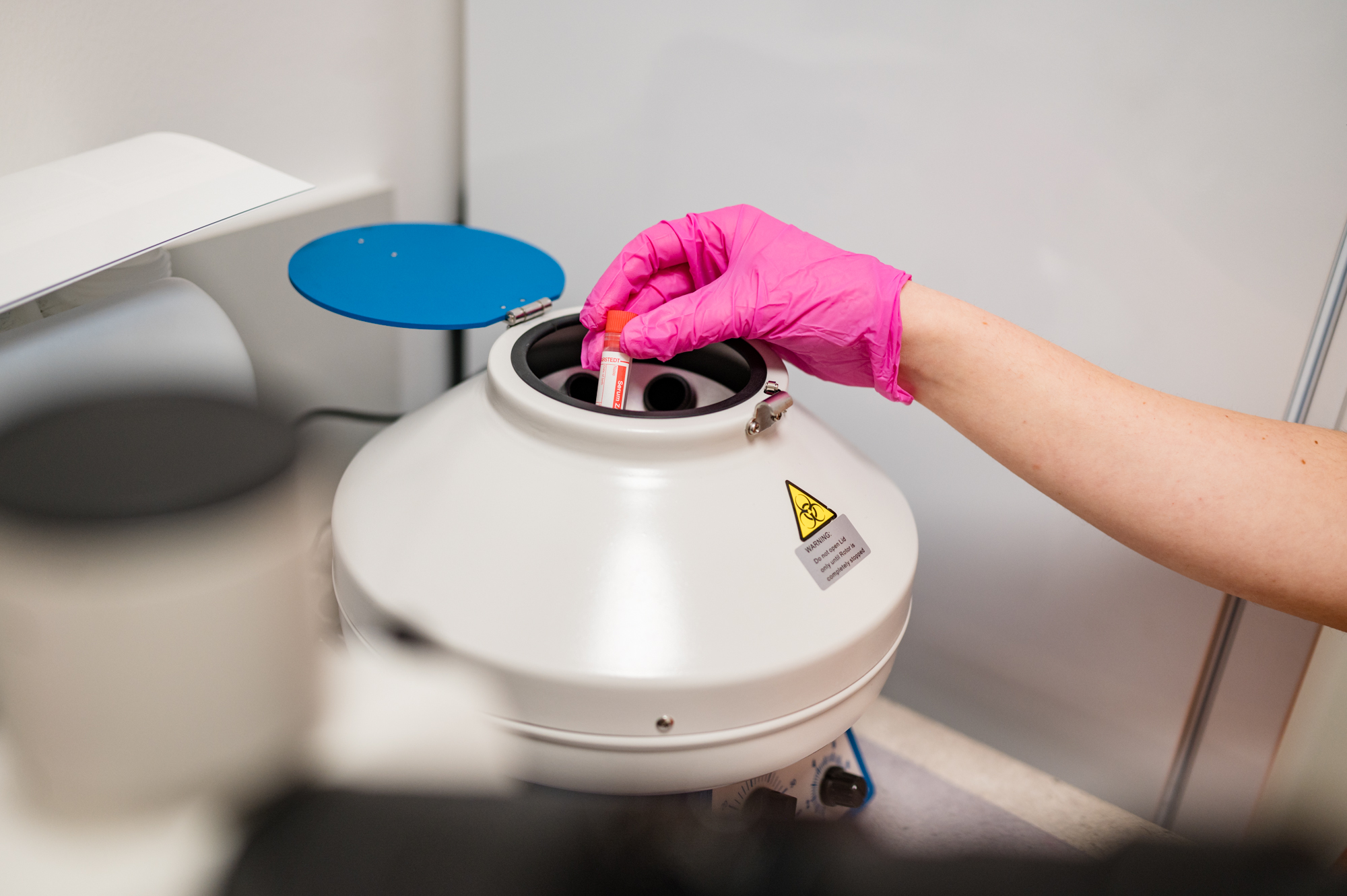 Labor für Blut- und Urinuntersuchungen